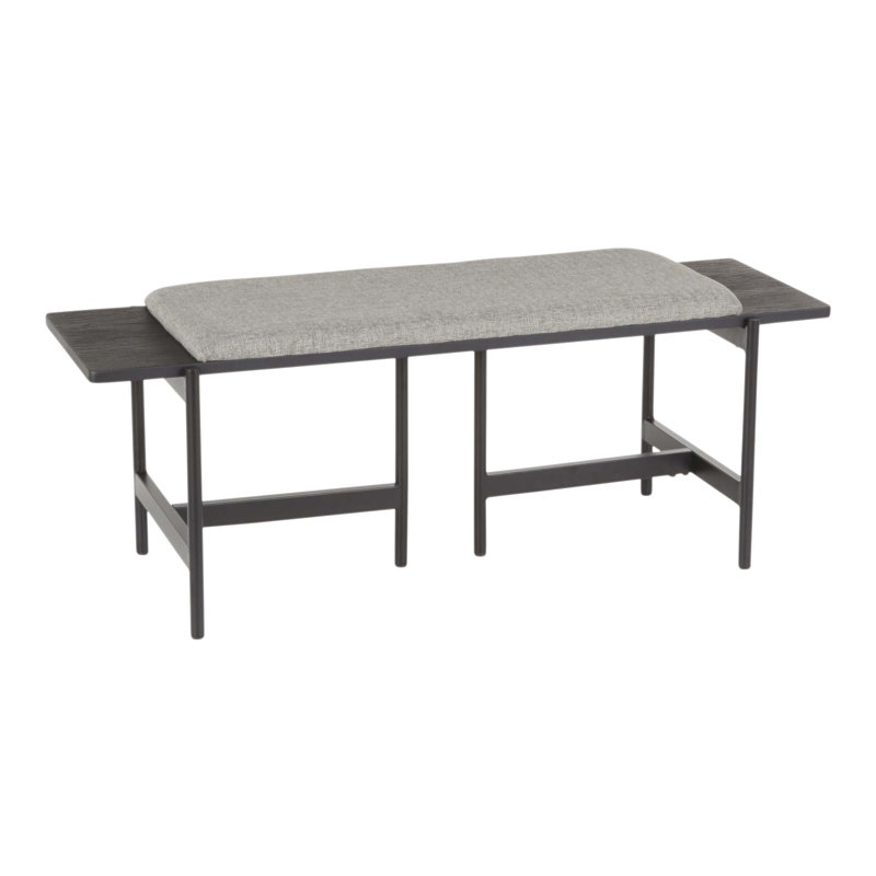 Banc en métal et tissu Chloe