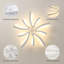Dimmable 5-Light LED Flush Mount Ceiling Light