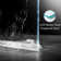 60'' W x 76'' H Double Sliding Frameless Shower Door with 5/16"(8mm) Clear Tempered Glass