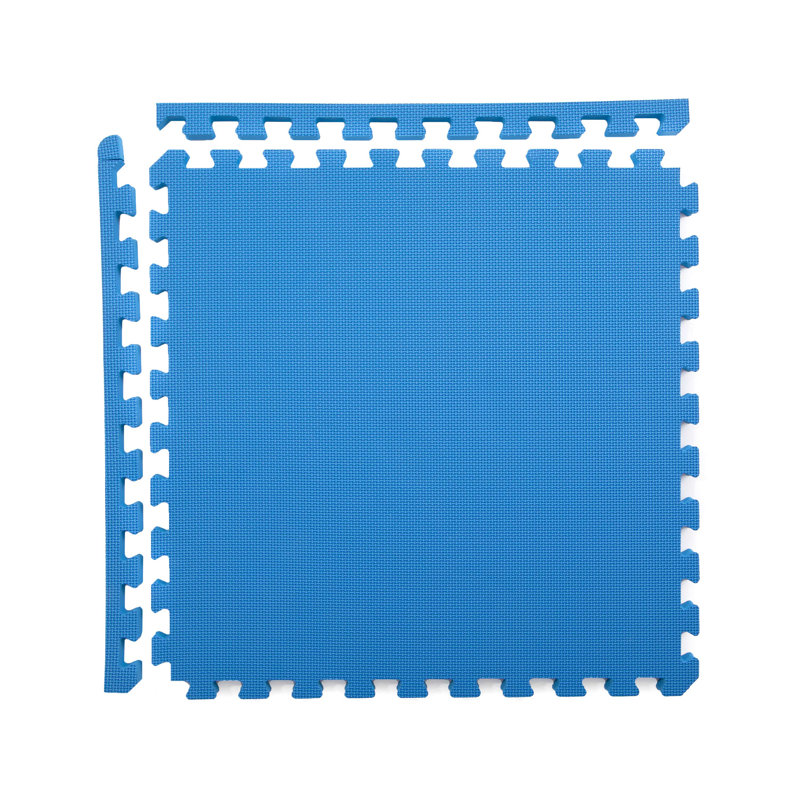 Multipurpose 24" L x 24" W x 1" Foam Tile, Blue