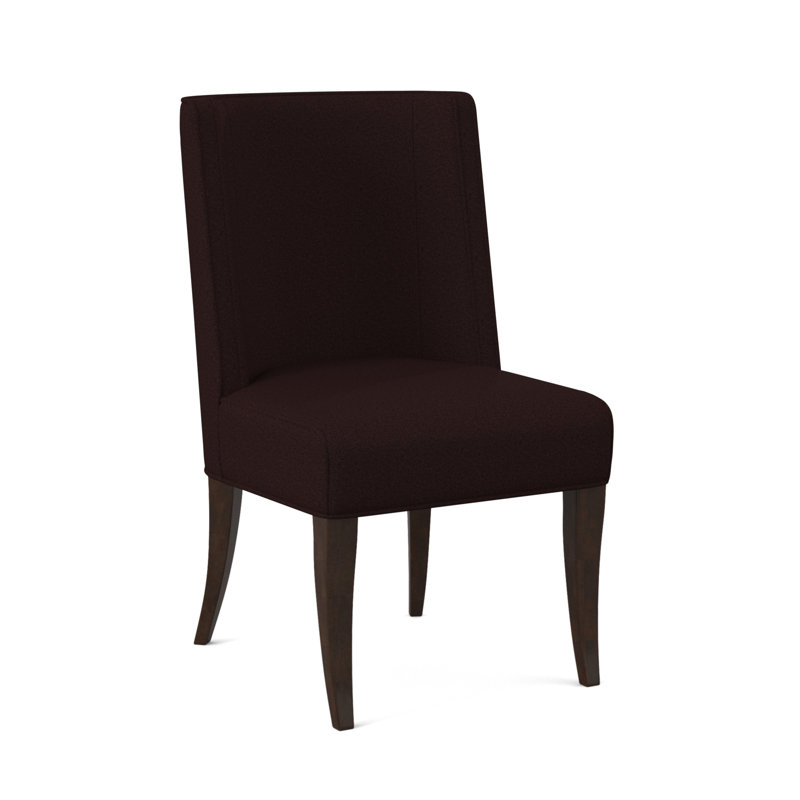 Bandeau Dining Chair, American Walnut, Filigree Ivory 100% Polyester