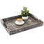 50.8 cm Solid Wood Ottoman Serving Tray