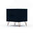 Rockefeller 20" Nightstand In Midnight Blue (2-Drawer)-975590518