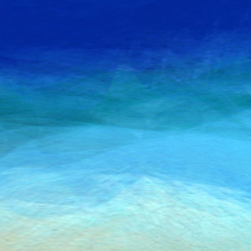 «Beach Scene 8 Aqua Beach Blues», ensemble de 2 reproductions d'art sur toile, H 18 po x l 60 po x P 1 po