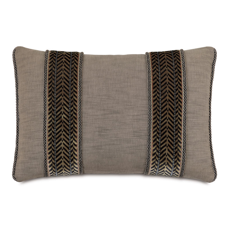 Housse et insert d'oreiller en mélange de coton Talena, Rectangle H 16 po x l 22 po