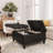 Pirja Faux Leather Ottoman-733566077