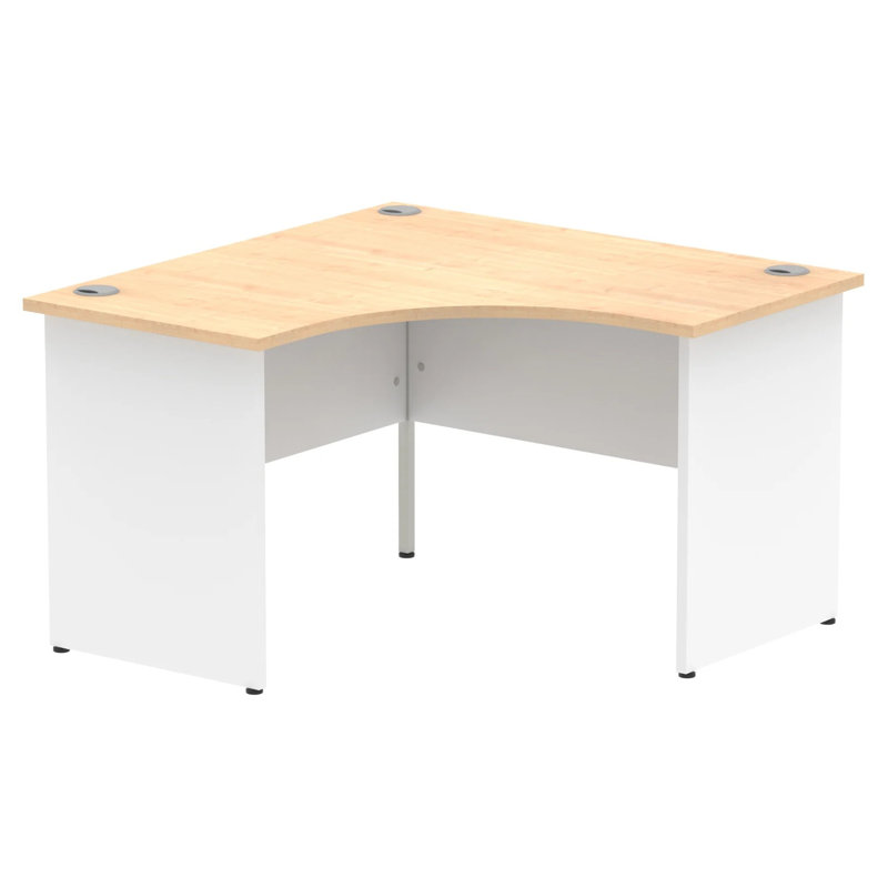 Tibay Corner Computer Desk, Maple