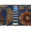 Tapis bleu foncé noué à la main One Of Kind Jamshidpour 5 pi 0 po x 6 pi 9 po