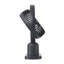 Gray Rechargeable Desk Fan with LED Light and Adjustable Tilt