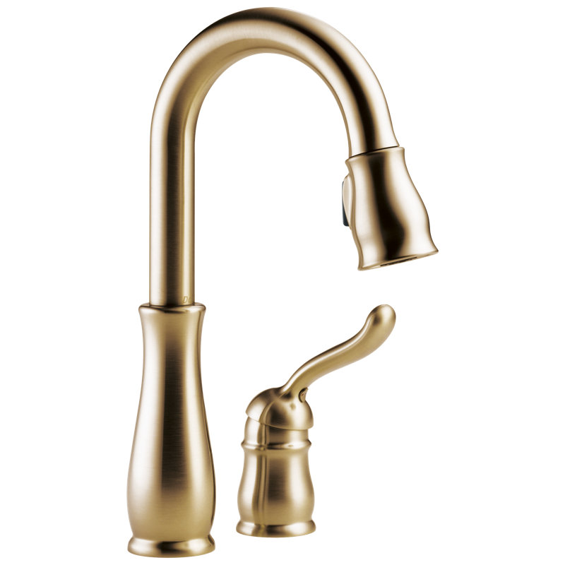 Robinet de bar escamotable avec accessoires Leland, Bronze champagne