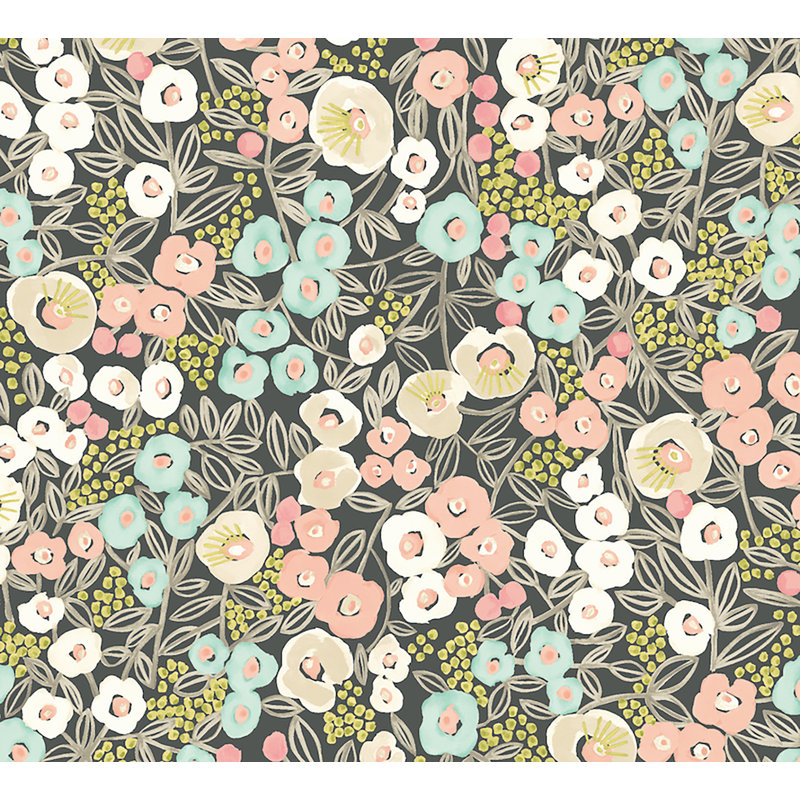Rouleau de fleurs Persea, Pastel