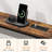 47'' Skinny Console Table With Charging Station And LED Light, Narrow Sofa Table With Power Outlets And Type C & USB Port, Behind Couch Table, For Living Room, Entryway, Hallway, Rustic Brown