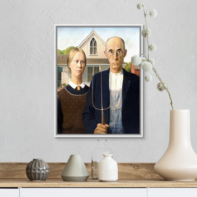 «American Gothic» par Grant Wood - impression
