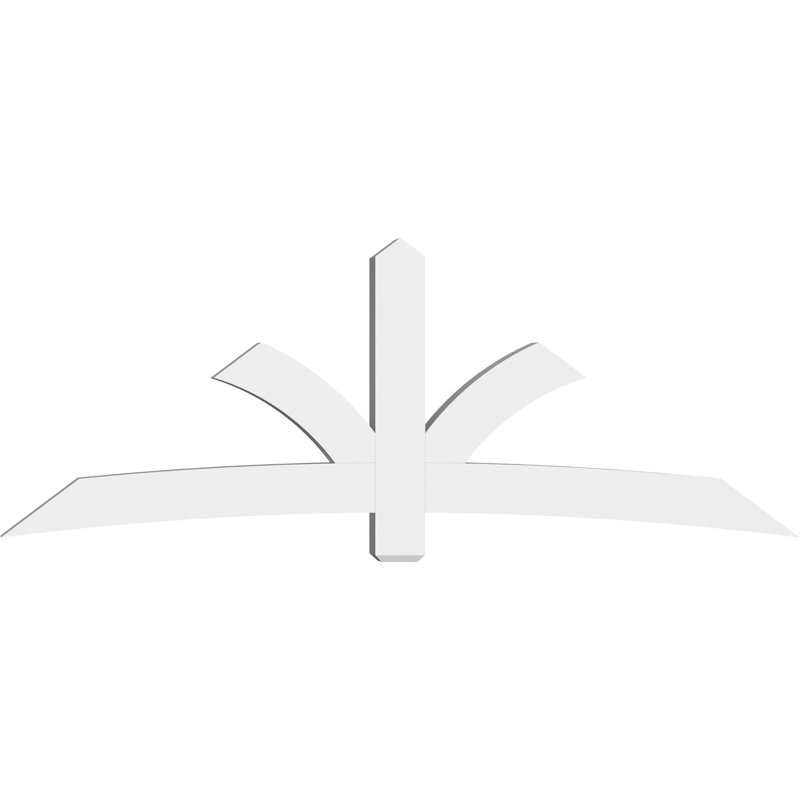 Support pour pignon Davenport, H 36 po x l 96 po (pas: 9/12), P 6 po x F 6 po, PVC