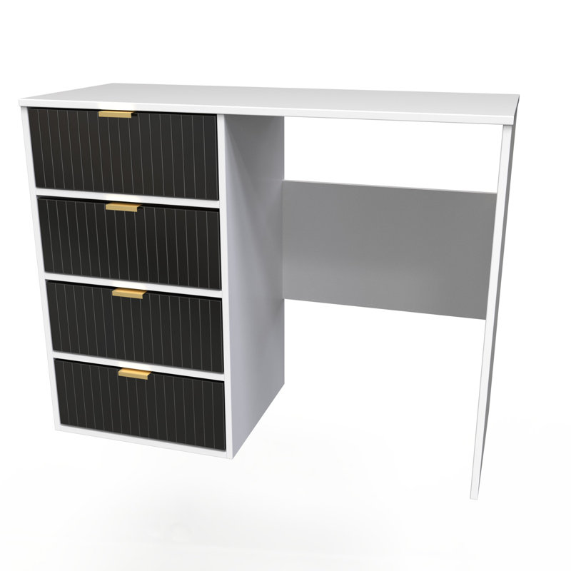 Beranda Dressing Table, Deep Black/White