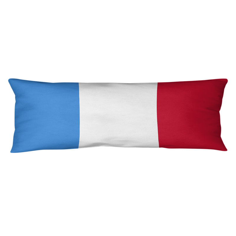 Polyester Medium Pillow, RedLight BlueRed/, Houston 