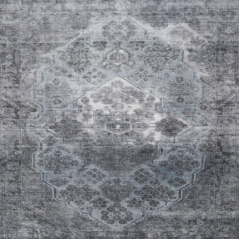 Tapis 100% traditionnel lavable à la machine 3390, Carré 3 pi