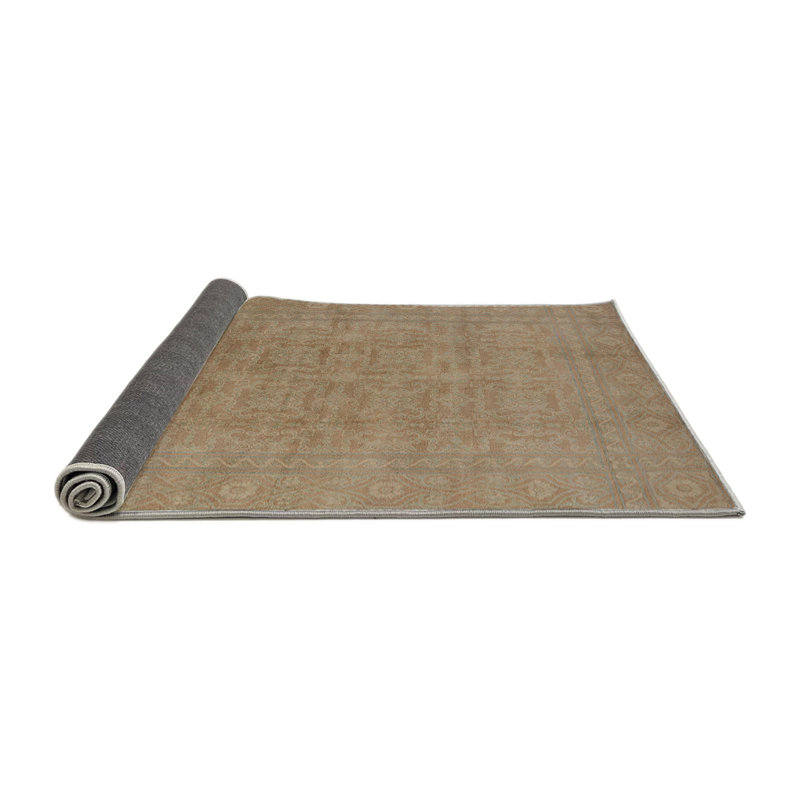 Tapis oriental brun Decorah, Carré 3 pi