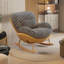 Chaise berçante moderne rembourrée