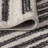 Augie Modern Berber Stripe Cream/Black Rug-234350405