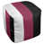 Blanc / marron / noir
