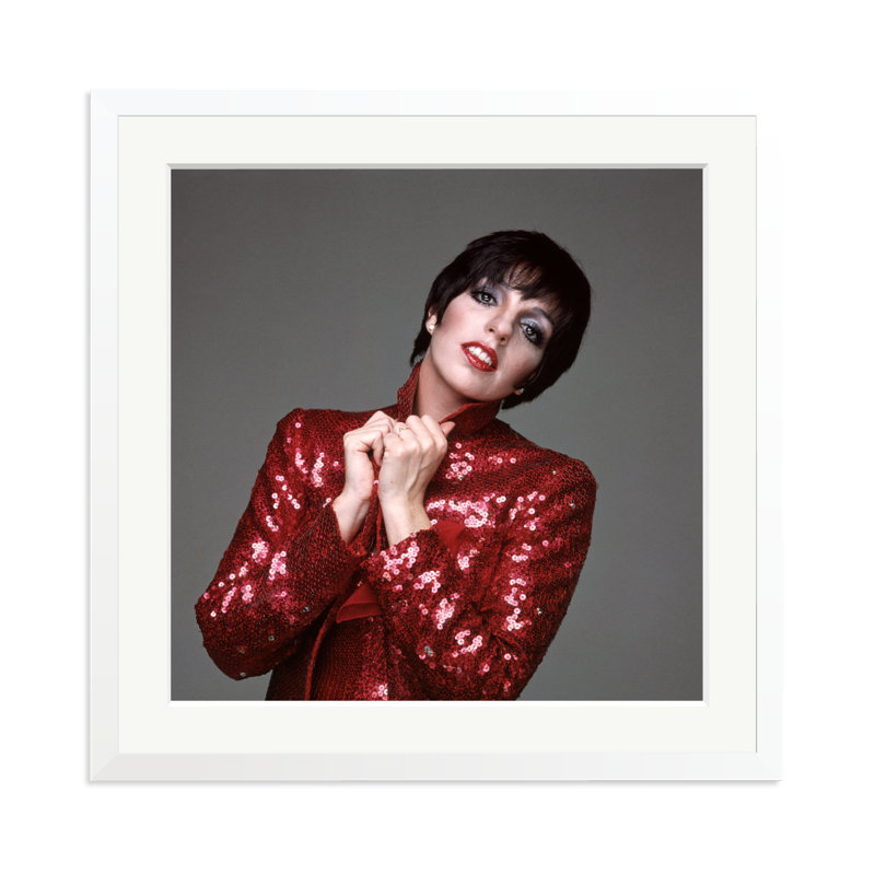 Liza Minnelli, New York 1985, 25" H x 25" W, White