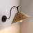 1 - Light Boho Handwoven Wall Sconce With Pull Chain
