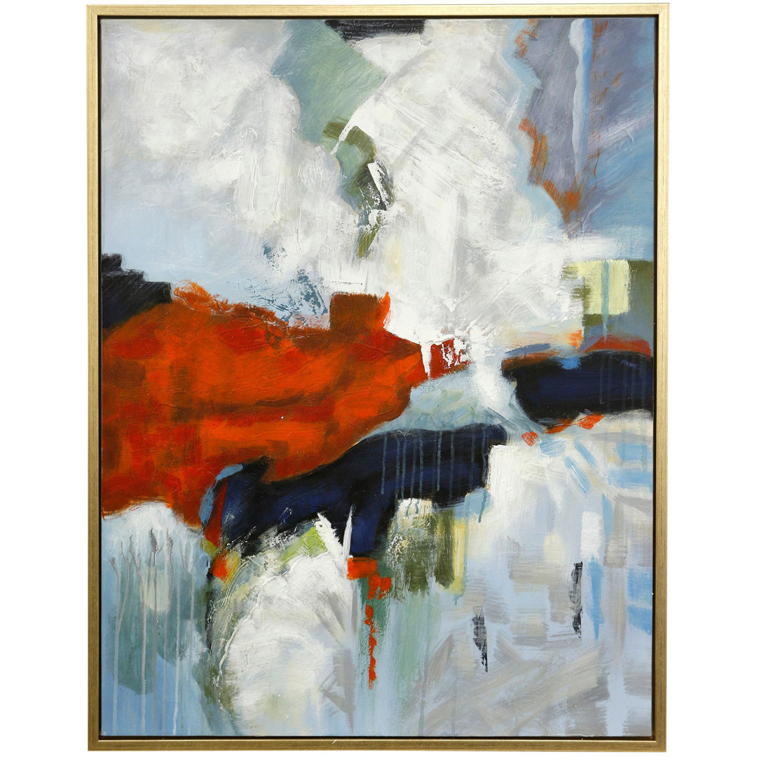 Retrograde - Picture Frame Painting Print on Plastic Harp and Finial 