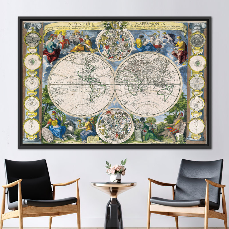 Print on Canvas, Framed Print without Mat, 20 cm H x 30 cm W, Black