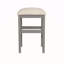 Ensemble de tabourets de salle à manger gris clair et gris