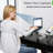 WorkEZ Executive Laptop Stand and Lap Desk - Extra-Wide Adjustable Aluminum Laptop Table - Silver-22946479