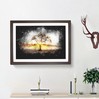 Sunlight Through the Oak Tree - Picture Frame Graphic Art Print