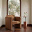 Harris Accent Chair Black And Beige Weave-263813050