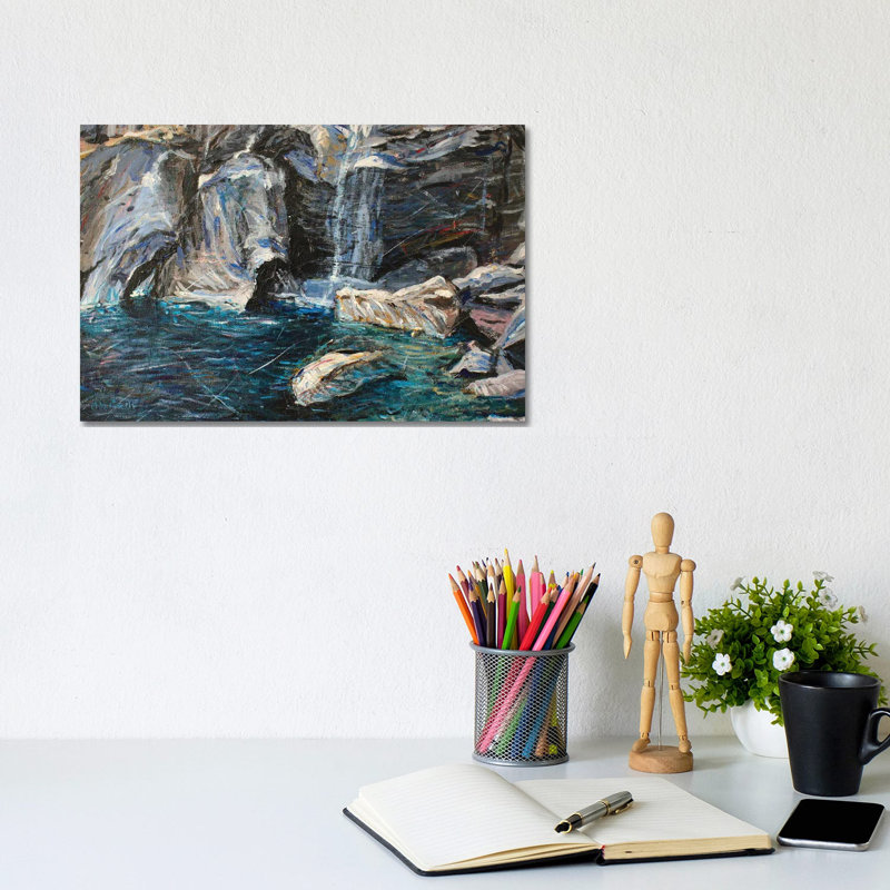Vernal Falls by Jeff Johnson - Wrapped Canvas Print, 20.32 cm H x 30.48 cm W