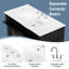 Meuble-lavabo 36 po avec lavabo, noir-1649276605
