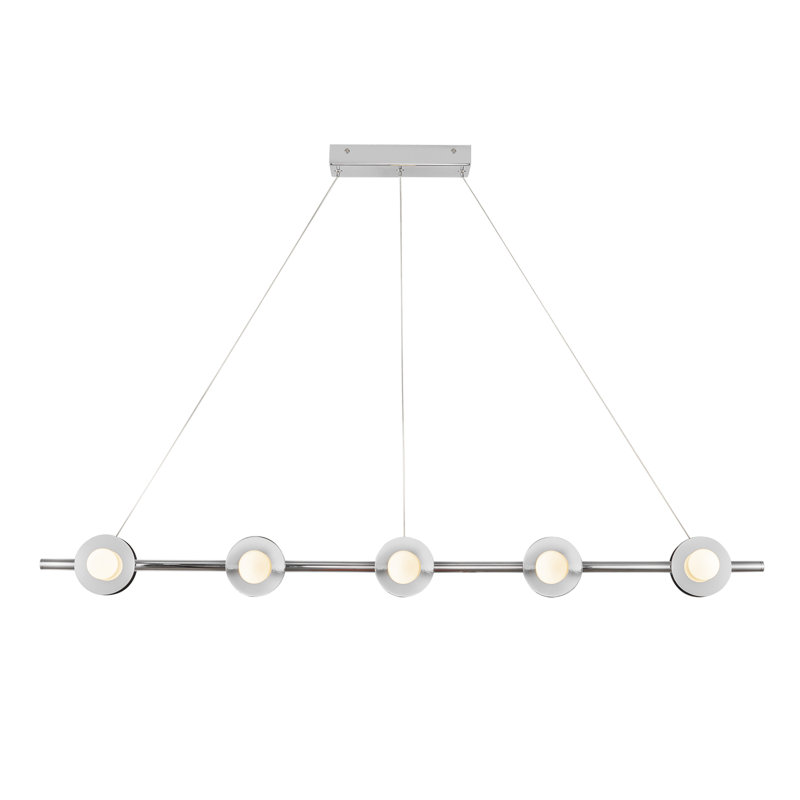 Elixir 10 - Light LED Pendant, Silver, White/Chrome