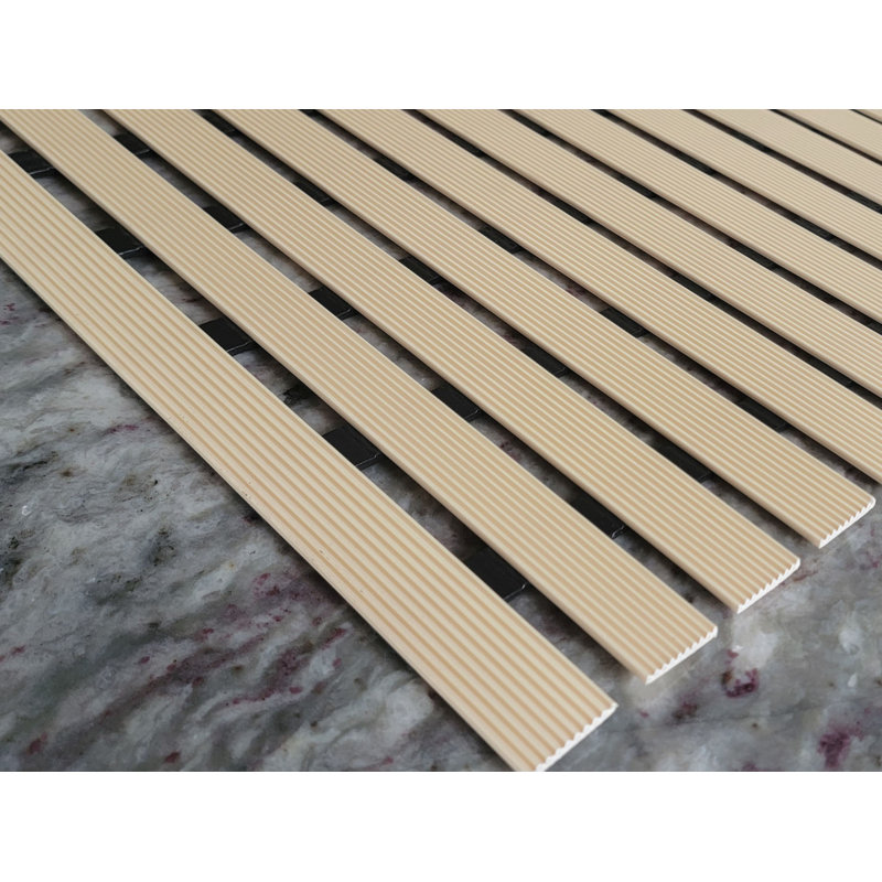 Tapis de sol en vinyle VinTread, Tanné, l 2 pi x L 5 pi