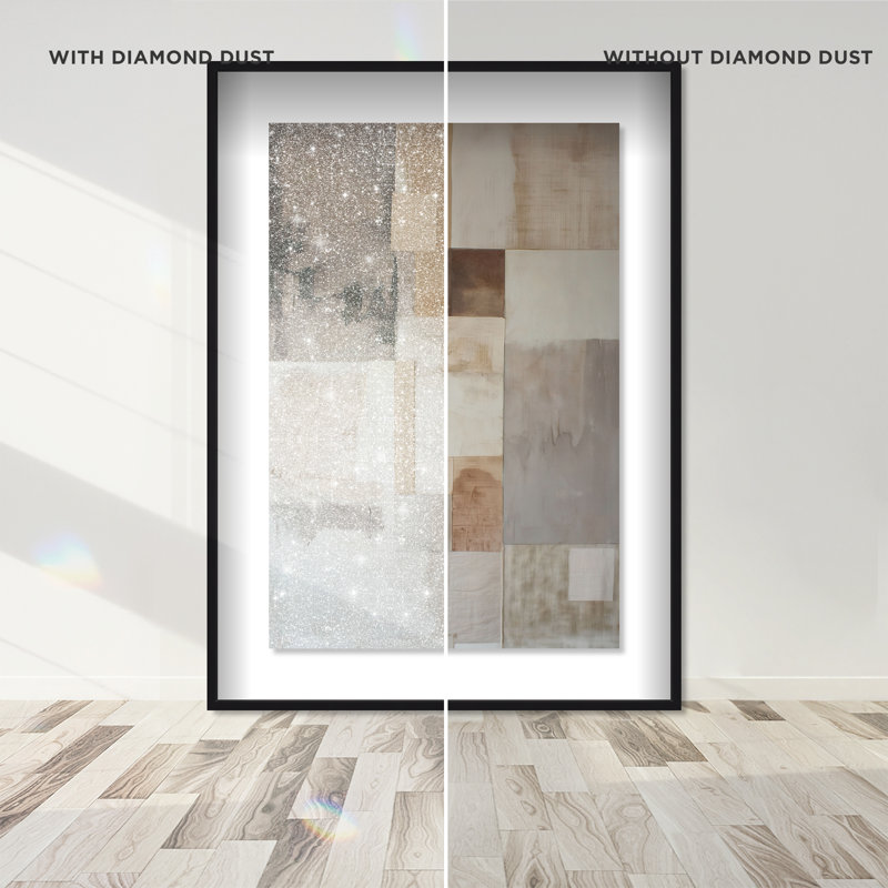 Dustveil (I) Shadowbox Abstract Print by Oliver Gal, Black Frame, 10 x 15, 31.5"H x 21.5"W, Black Frame