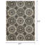 Tapis géométrique en polypropylène tissé à la machine Ginerva-2084442273