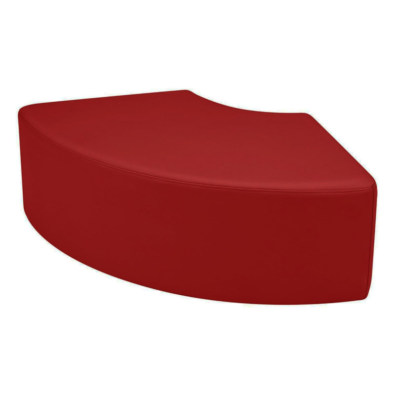 Repose-pieds rembourré Pro Series de 12 po de hauteur Pro Series, Cramoisi