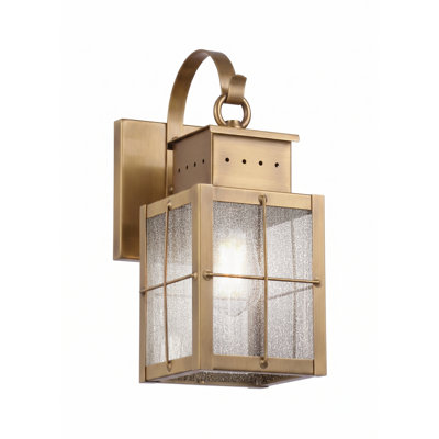 Brass Traditions - Norfield - 1 Light - 12 inch - Antique Brass - Solid Brass - Wall Light