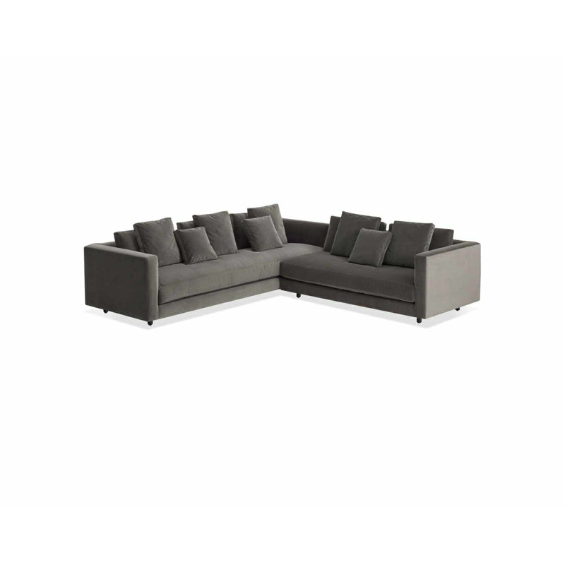 Hands Down Sectional, Right Hand Facing, Tofte Navy, Tofte Navy Polyester Blend
