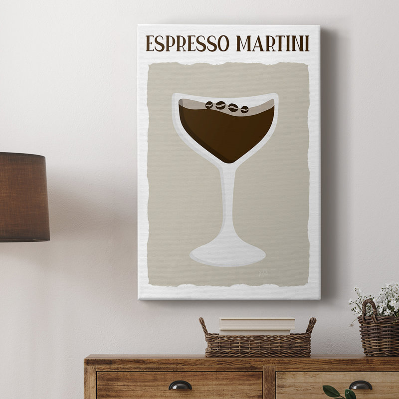 Espresso Martini - galerie Cavas sur mesure, H 27 po x l 18 po