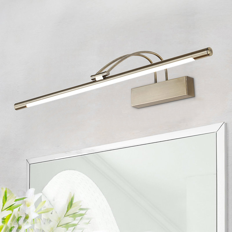 Éclairage pour salle de bain 1 lumière DEL Hyler, Argent, 11W