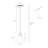 Temesoal 1-Light Dimmable Pear-shaped Kitchen Island Pendant with Clear Teardrop Glass