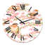 Branches de fleurs d'amandier et de jolis oiseaux - Horloge murale traditionnelle-60279972