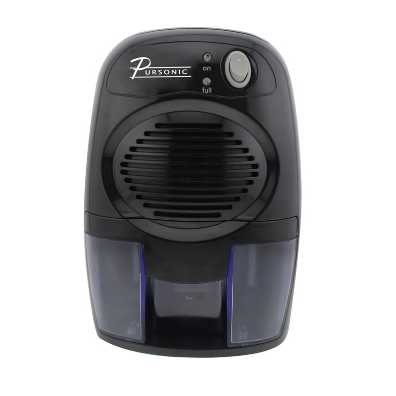 Pursonic Compact Black Portable Table Top Dehumidifier