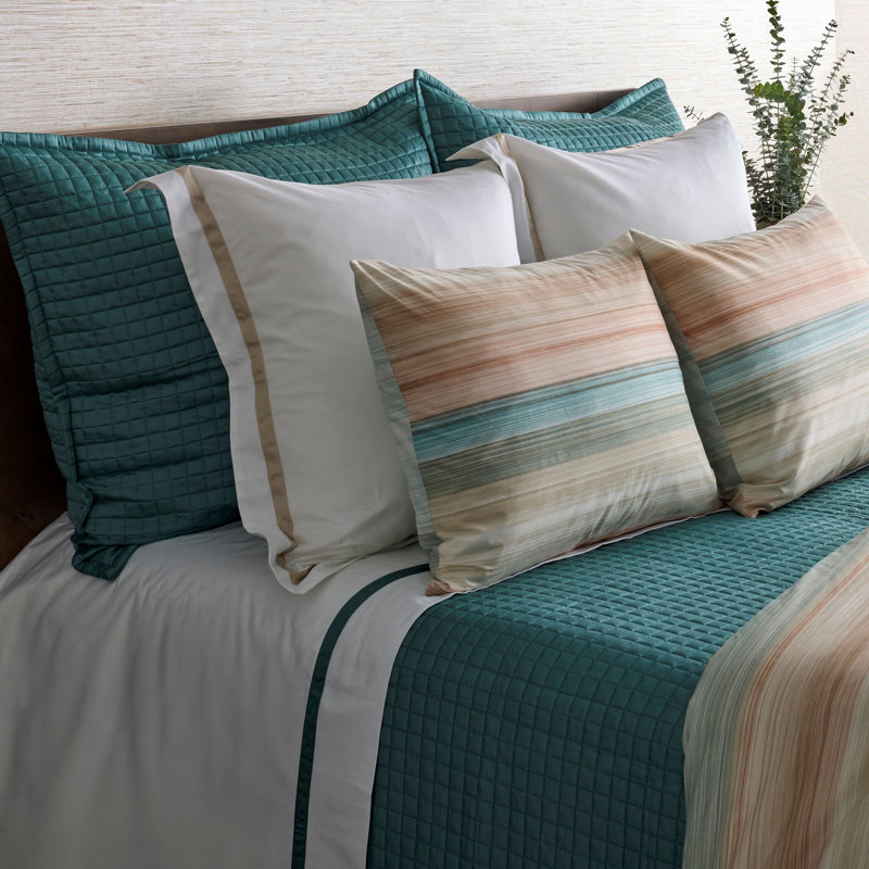 Ready-to-Bed Coverlet, Queen Quilt, Caribbean