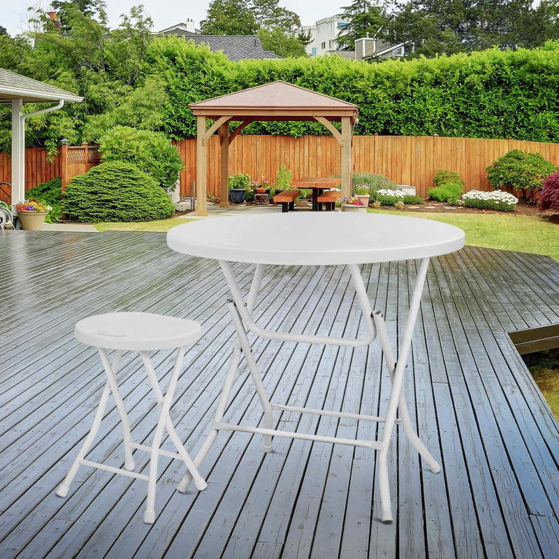 Folding Table, 74.9cm H x 63.5cm W x 49.5cm D