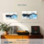 «Abstract Landscape Pine Trees Mountain», ensemble de 3 pièces sur toile par Cindy C-93057734